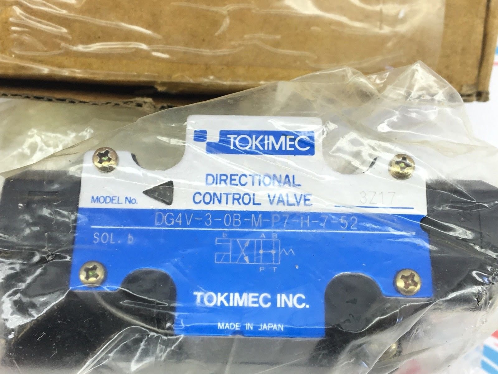 Tokyo Keiki Tokimec Dg V B M P H Directional Control Valve