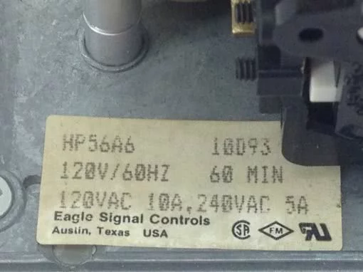 USED, GOOD G W EAGLE SIGNAL HG106A6 Cycl-Flex ELECTRIC TIMER (B133) 4