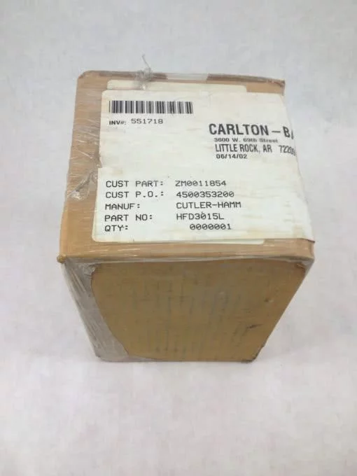 NEW! CUTLER HFD3015L 15A INDUSTRIAL CIRCUIT BREAKER FAST SHIP!!! (B126) 1