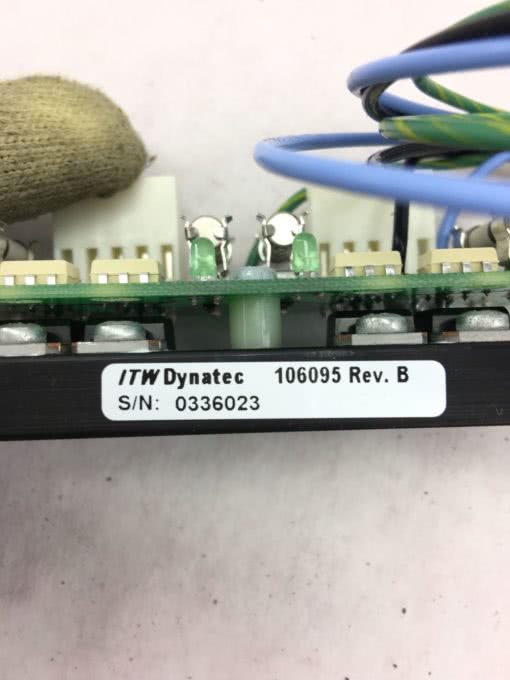 NEW ITW DYNATEC CE 2000 HOT MELT BOARD 106095, REV B, FAST SHIPPING! H23 2