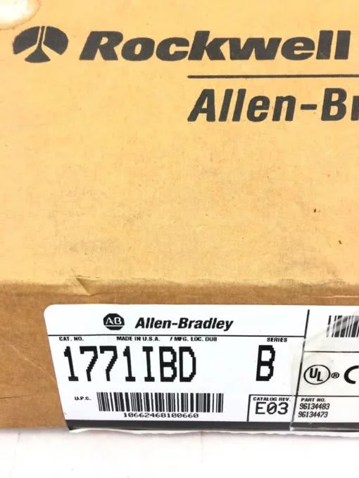 NEW IN BOX ALLEN BRADLEY 1771-IBD SER