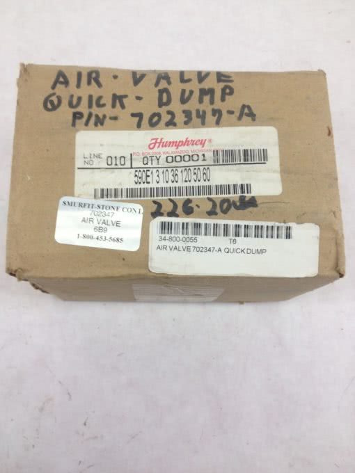 NEW! HUMPHREY 590E1-3-10-36 SINGLE IN-LINE SOLENOID VALVE FAST SHIP!!! (F252) 3