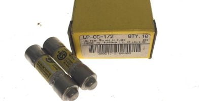 LOT OF 12 Buss LP-CC-1/2 1/2Amp Low Peak Class CC Fuse NEW (A442) 1