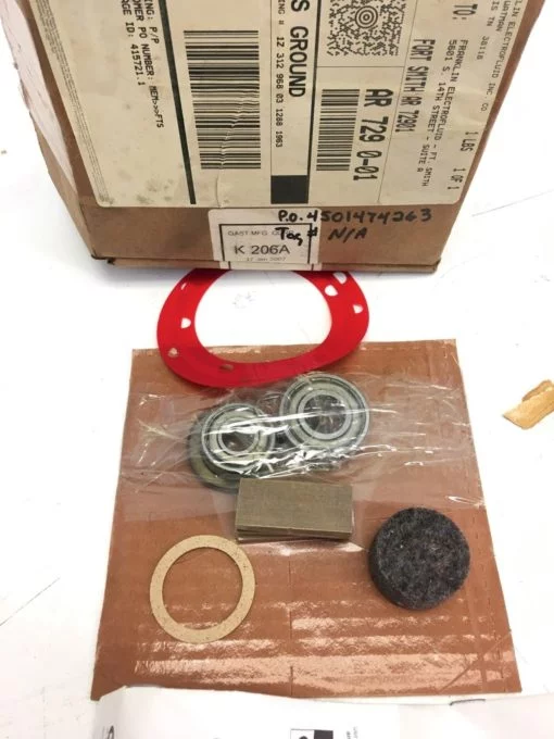 NEW IN BOX Gast MFG K 206A Air Motor Repair Kit, AIR MOTOR SERVICE, B265 2