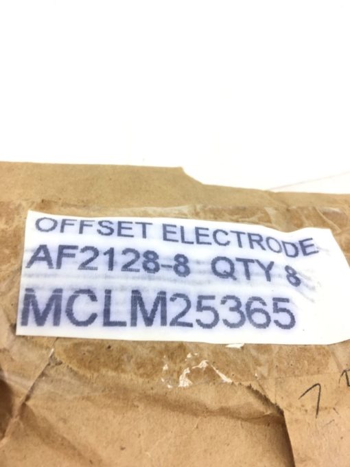 NEW LOT OF 8 AF2128-8 OFFSET ELECTRODES, FAST SHIPPING! (A124) 2