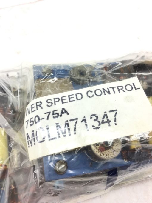 USED WER 750-75A HALF WAVE SPEED CONTROL BOARD, FAST SHIPPING! (B108) 2
