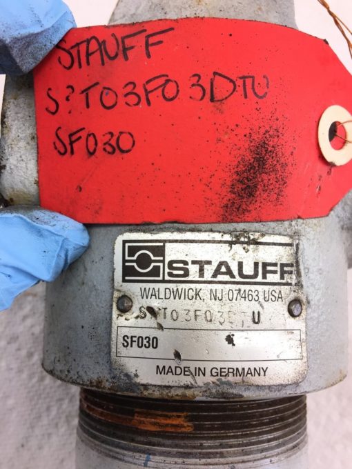 USED STAUFF HIGH PRESSURE FILTER SF030 T03F03DTU, FAST SHIPPING! (HP PT) 2