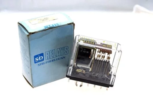 STRUTHERS & DUNN MSD 219DXBP 10AMP 120VAC 50/60HZ 14 PIN RELAY NEW IN BOX! (G70) 1