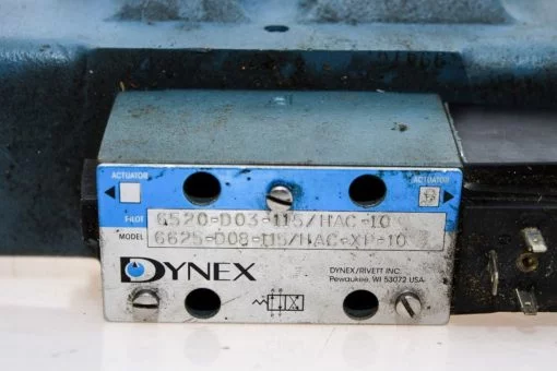 DYNEX 6625-D08-115/HAC-XP-10 HIGH PRESSURE CONTROL VALVE WITH SOLENOID NEW (G93) 2