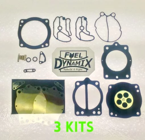 1996-1999 Polaris Keihin Triple Carburetor Rebuild Kit SL SLTX SLXH SLX 900 1050 1