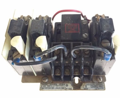 USED Allen Bradley 709-TOD103 Series K Contactor size 00 w/ N22 Heaters, G96 1