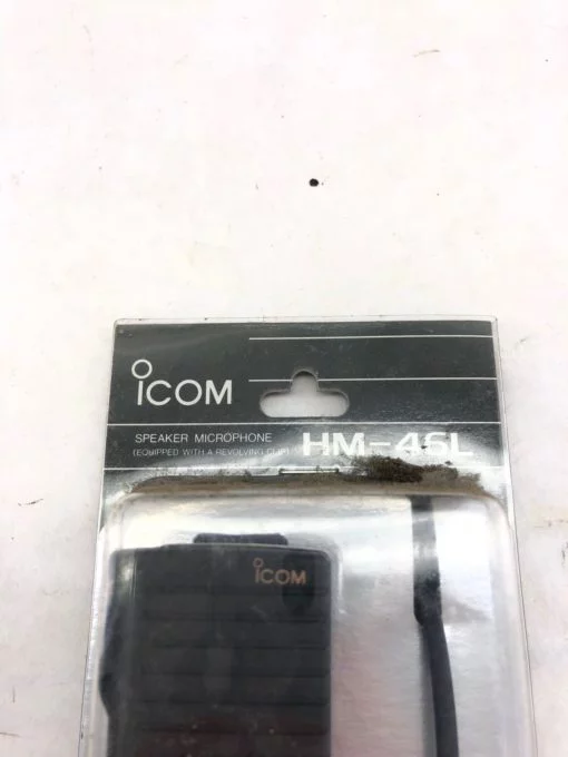 NEW IN PACKAGE ICOM HM-46L L ANGLE TYPE SP/MIC W/EARPHONE JACK, FAST SHIP! H349 2