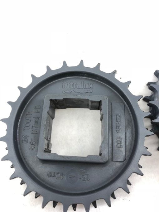 LOT OF 2 NEW INTRALOX SERIES 1100 CONVEYOR SPROCKET 24 TOOTH 117MM 4