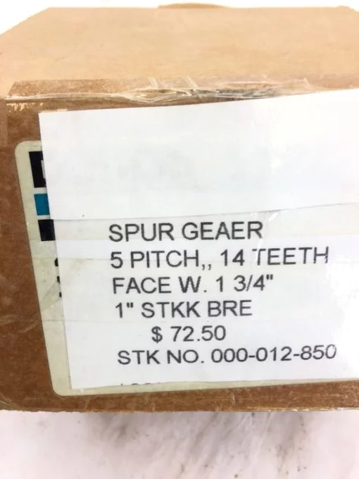 NEW IN BOX LEDFORD MACHINE 5FS14X1 EXTERNAL SPUR GEAR, 14 TEETH, (B383) 2