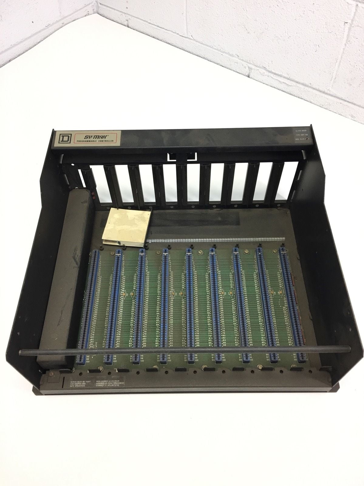 Square D 8030-RRK-200 Sy/Max 9-Slot Register Rack Assembly, SER E2, (B259)