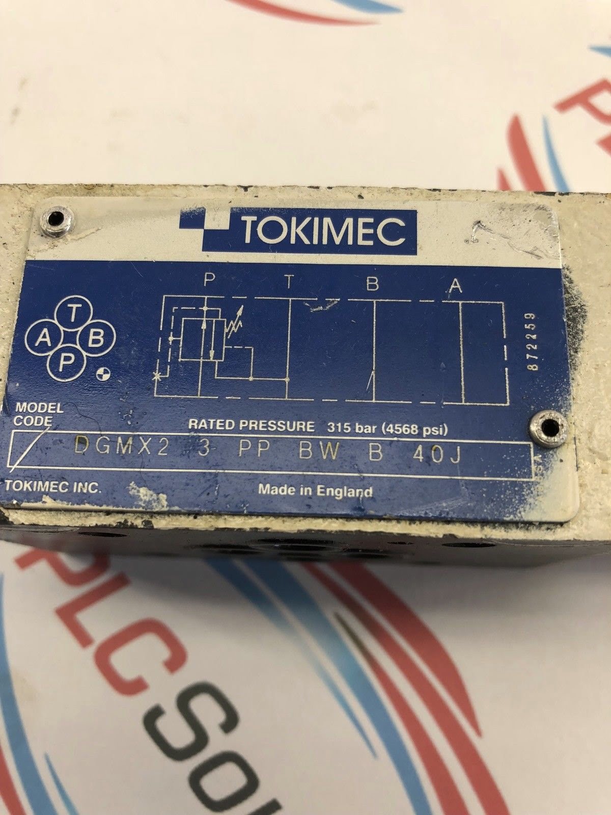 TOKIMEC DGMX2 3 PP BW B 40J HYDRAULIC PRESSURE REDUCING VALVE