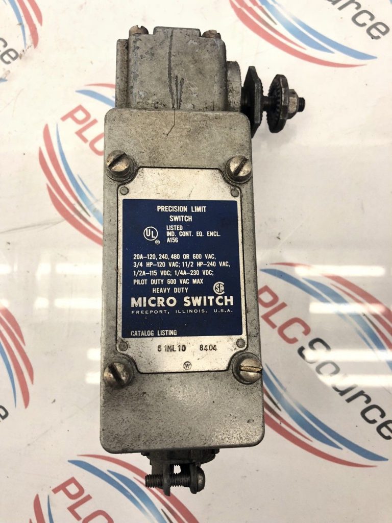 MICRO SWITCH 51ML10 8404 PRECISION LIMIT SWITCH