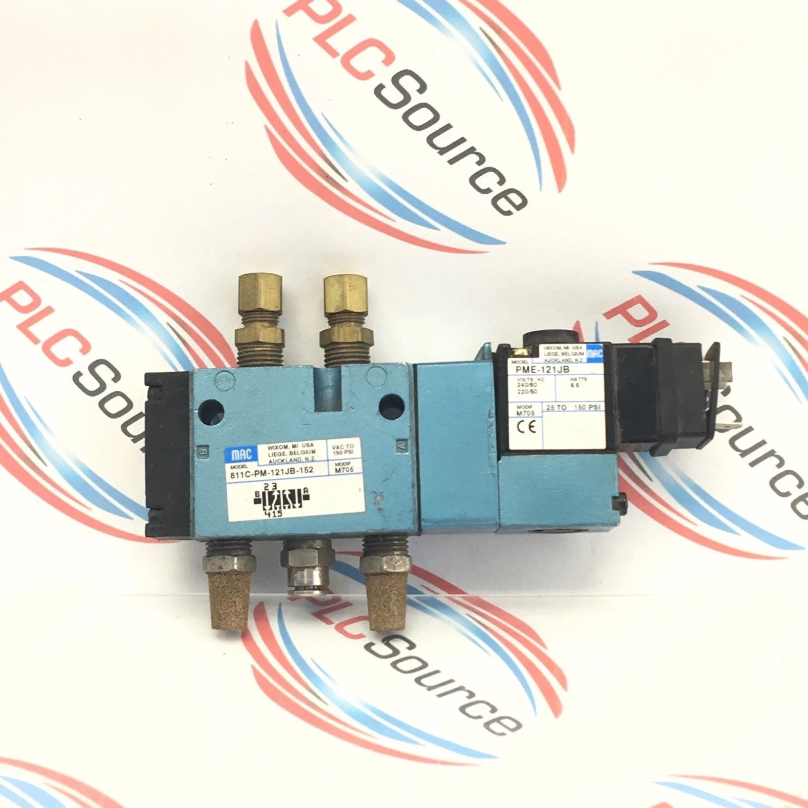 MAC 811C-PM-121JB-152 &amp; PME-121JB SOLENOID VALVE with FILTERS