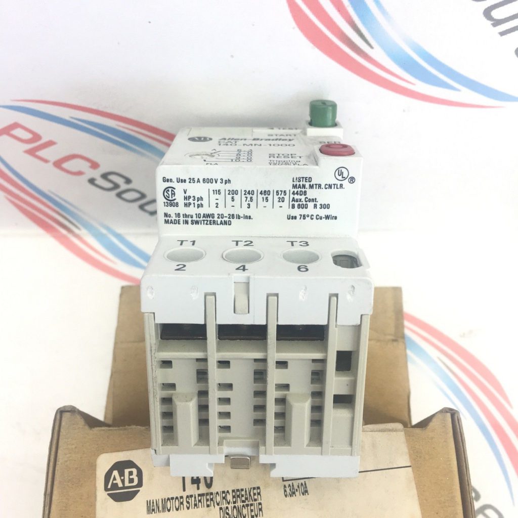 ALLEN BRADLEY 140-MN-1000 SERIES C MANUAL MOTOR STARTER CIRCUIT BREAKER