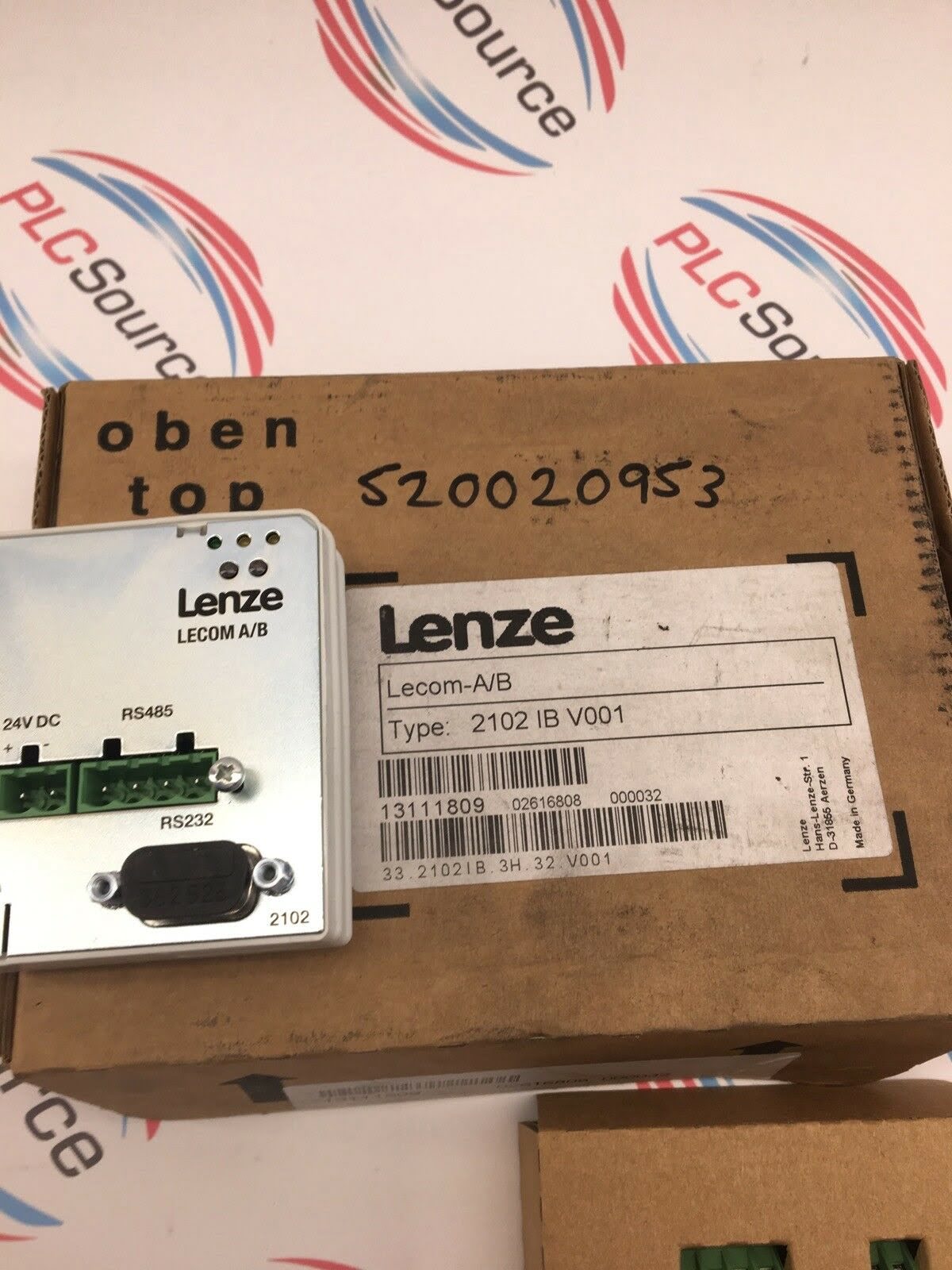 LENZE 2102 IB V001 LECOM-A/B MODULE