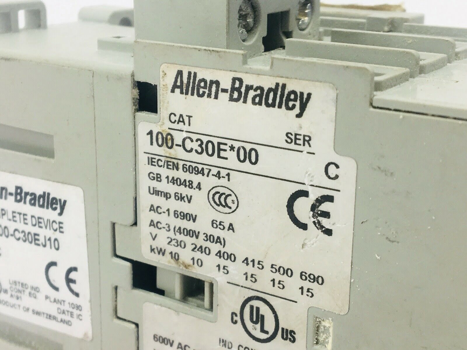 100-C30EJ10 by ALLEN BRADLEY - Buy Or Repair 