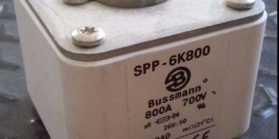 New Copper Bussmann SPP-6K800 800 Amp 700 Volt BUSS SEMITRON Fuse (H104) 1