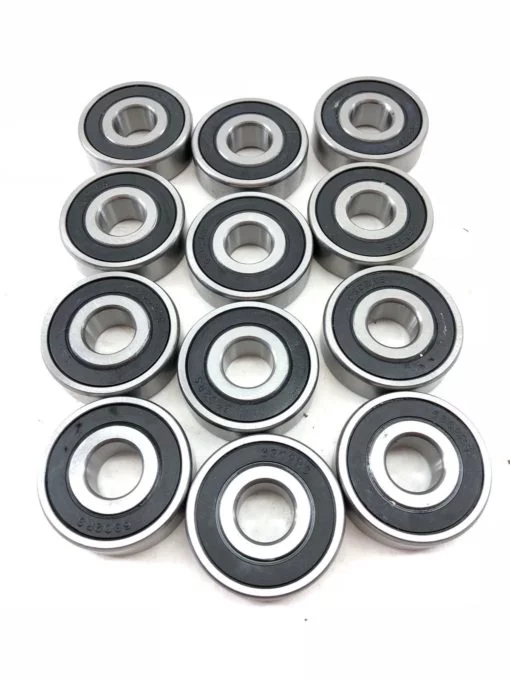 LOT OF 12 NEW 6302RS DEEP GROOVE RUBBER SEALED SHIELDED BALL BEARING (A875) 1