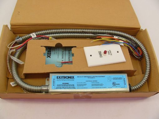 EXITRONIX XEB-42-CF EMERGENCY LIGHTING **missing electrical box** (B194) 1