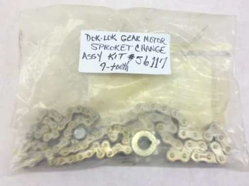 NEW! RITE-HITE DOK-LOK 9-TEETH SPROCKET CHANGE KIT for GEAR MOTOR (H163) 1