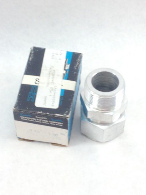 SWAGELOK S-2000-1-20 SS MALE CONNECTOR 1-1/4â? TUBE X 1-1/4â? MALE PIPE (H60) 1