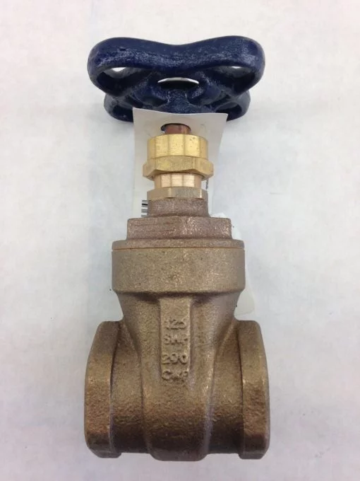 NIBCO 1 1/4 THREADED GATE VALVE 125 SWP 200 CWP (B429) 1