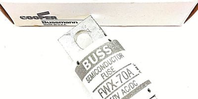 COOPER BUSSMANN FWX-70A SEMI-CONDUCTOR FUSE NEW IN BOX (A432) 1