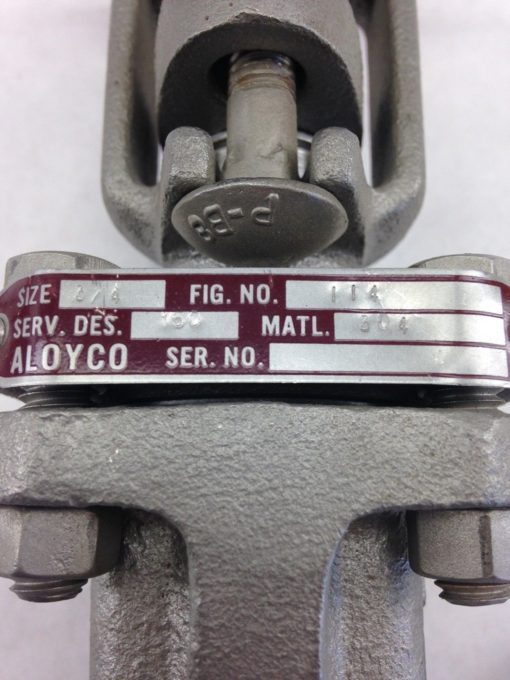 ALOYCO 19789 GATE VALVE CFM3 (B429) 2