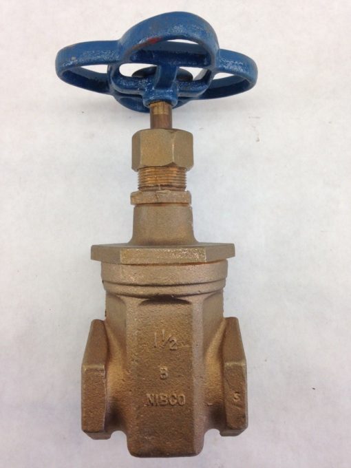 NIBCO 1 1/2 150 SWP 300 WOG BRONZE GATE VALVE (B429) 1