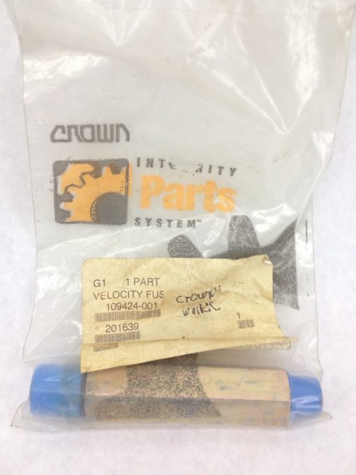 NEW! CROWN FORKLIFT CR109424-001 VELOCITY FUSE FAST SHIP!!! (H149) 1