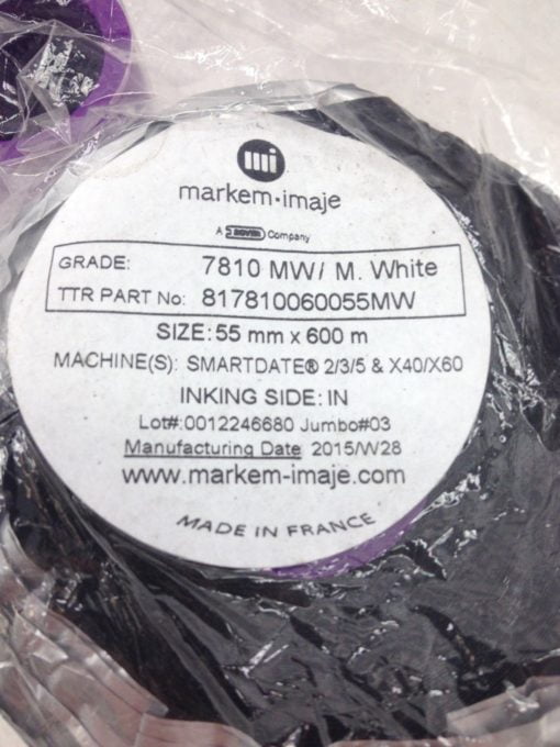 DOVER MARKEM-IMAJE MARKEM 7810 MW/ WHITE # 817810060055MW (A749) 1